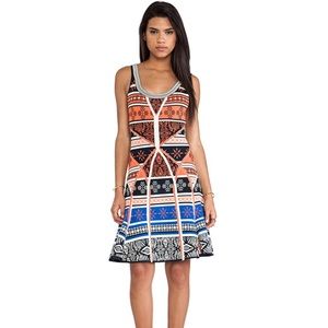 Designer DVF size medium body con dress